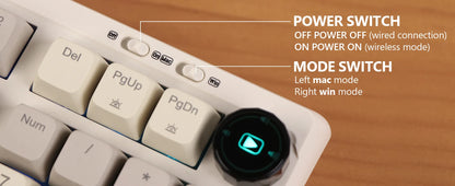 97 Key 95 Percent Mechanical Keyboard With Bluetooth