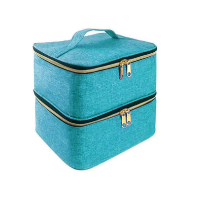 Nail Polish Organizer Double Layer Cosmetic Organizer Bag - Smarsty