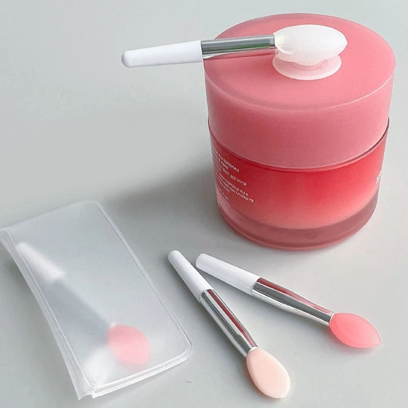 Silicone Lip Balm Brush with Dust Cover Storage - Smarsty