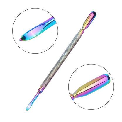 Professional Stainless Steel Nail Care Kit with Cuticle Scissors - Smarsty