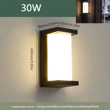 Waterproof LED Outdoor Wall Light with Motion Sensor - Smarsty