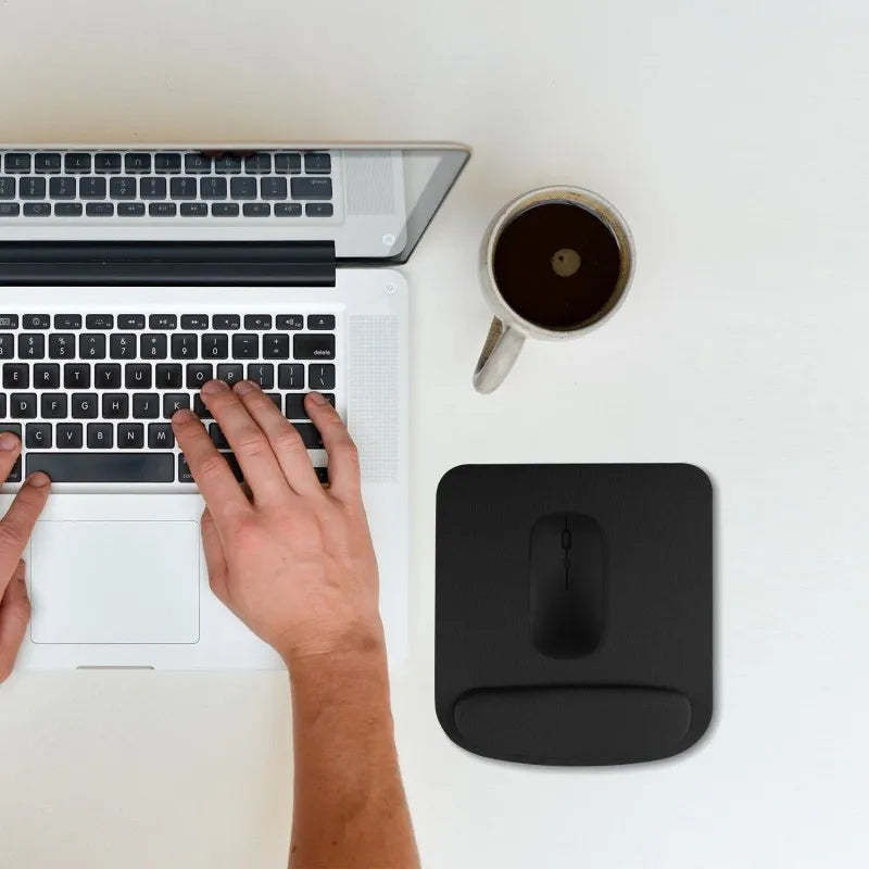 Ergonomic Mouse Pad with Gel Wrist Rest - Comfortable Keyboard Wrist Support for Office & Gaming, Non-Slip Base