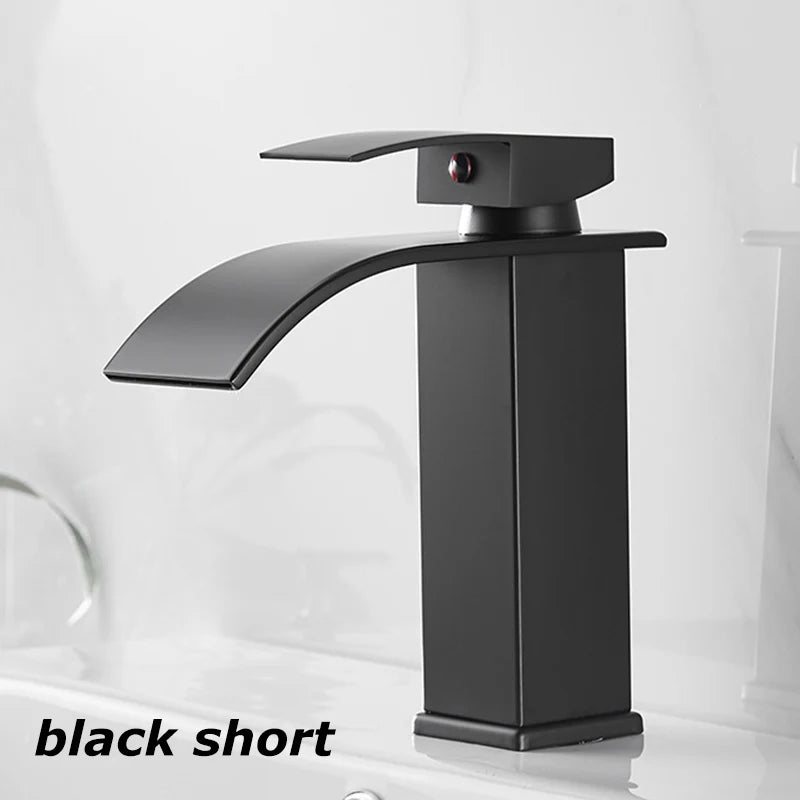 Stainless Steel Waterfall Basin Faucet with Dual Control - Smarsty