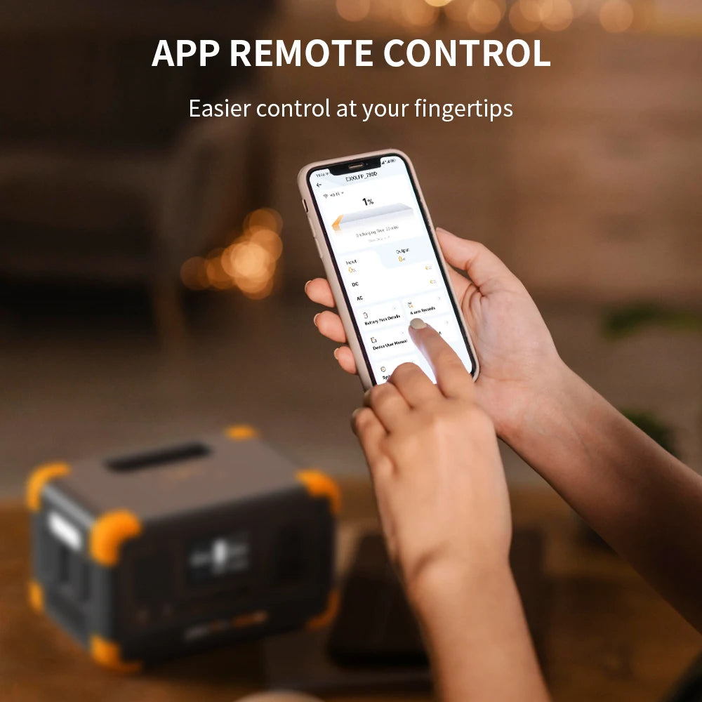 Pecron E300LFP Portable Power Station 600W 288Wh LiFePO4 Battery Solar Generator Power Bank Fast Charging for Home , RV, Camping by Smarsty