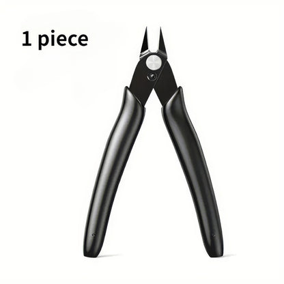 1/2 Piece Carbon Steel Wire Cutter, Black, Non Foldable, Suitable for Craft Wire Cutters, A Must-have Item for Families