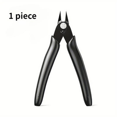 1 Black Carbon Steel Wire Knife, Comfortable Grip, Non Folding Wire Knife, Suitable for Jewelry Making and Electronic Products