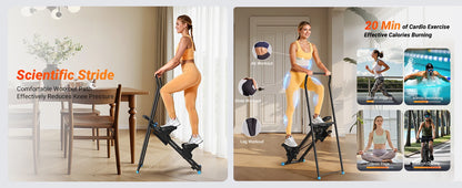 MERACH Stair Stepper for Home Gym Exercise New Version Vertical Climber Machine Full-Body Workout Compact Folding Cardio Stepper