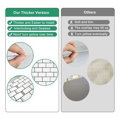 Peel and Stick 3D Brick Wall Stickers for Easy Home Decor - Smarsty