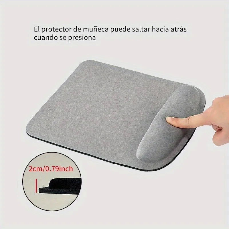 Ergonomic Mouse Pad with Gel Wrist Rest - Comfortable Keyboard Wrist Support for Office & Gaming, Non-Slip Base