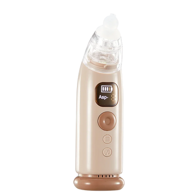 Electric Baby Nose Vacuum Cleaner Adjustable Infant Nasal Aspirator Rechargeable with 3 Silicone Nozzles for Newborns Toddlers - Smarsty