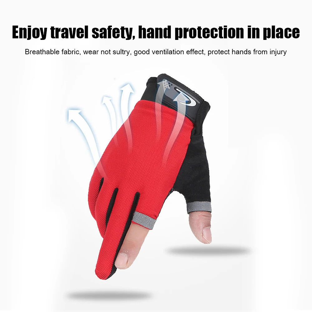 Touchscreen Fishing Gloves Men Women Anti Slip Breathable - Smarsty