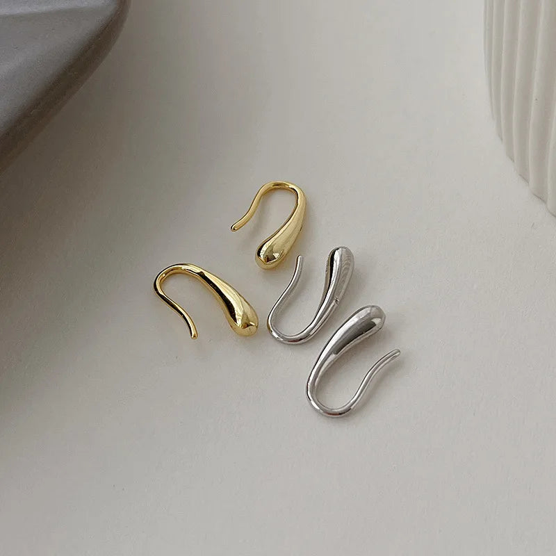 925 Sterling Silver Water Drop Earrings Elegant Gift - Smarsty