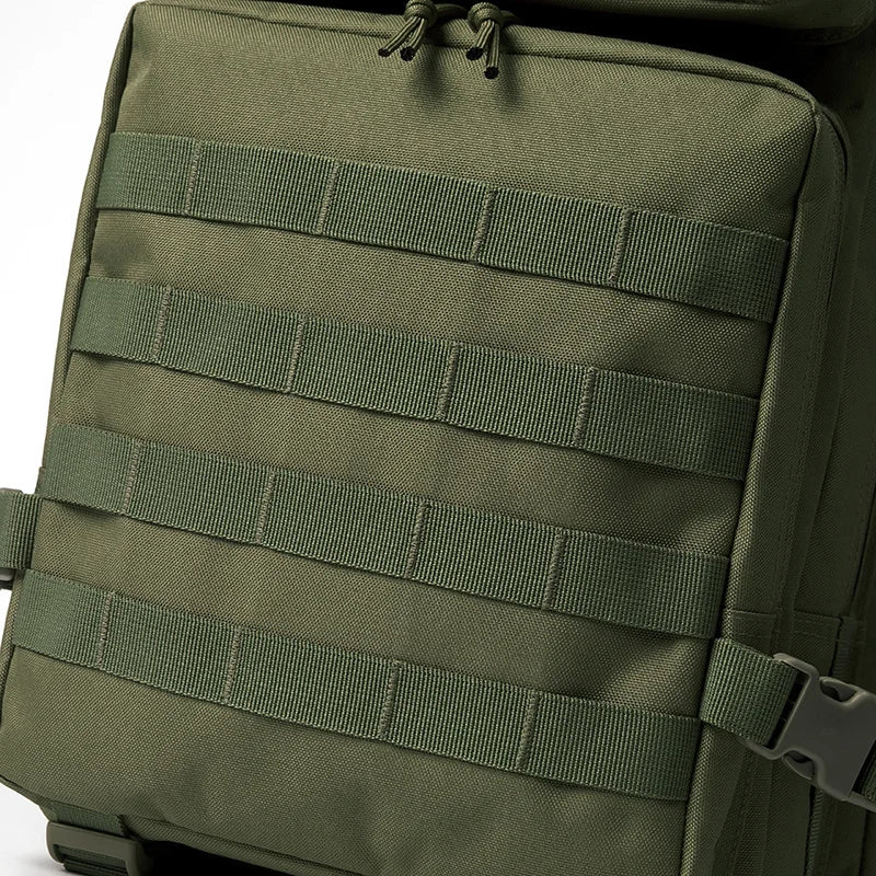 45L Tactical Backpack survival Bag Hunting MOLLE Backpack GYM For Men EDC Outdoor Hiking Rucksack Witch Bottle Holder - Smarsty
