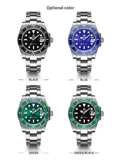Addiesdive Waterproof Stainless Steel Quartz Watch for Men - Smarsty