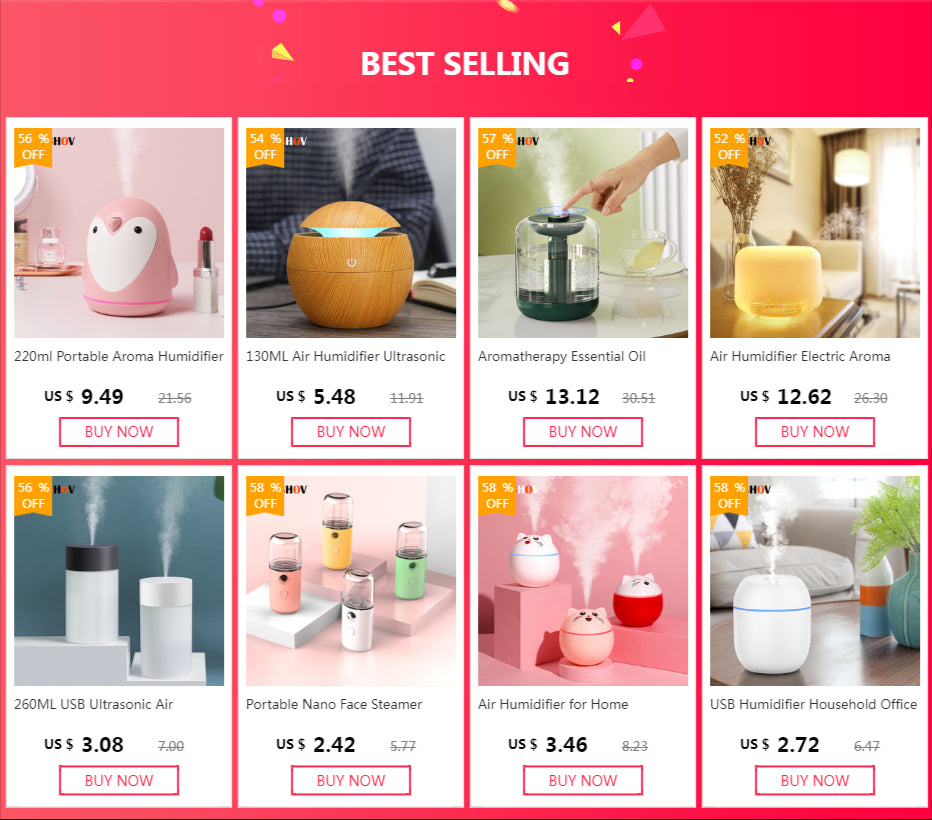 USB Ultrasonic Air Humidifier With LED Light - Smarsty