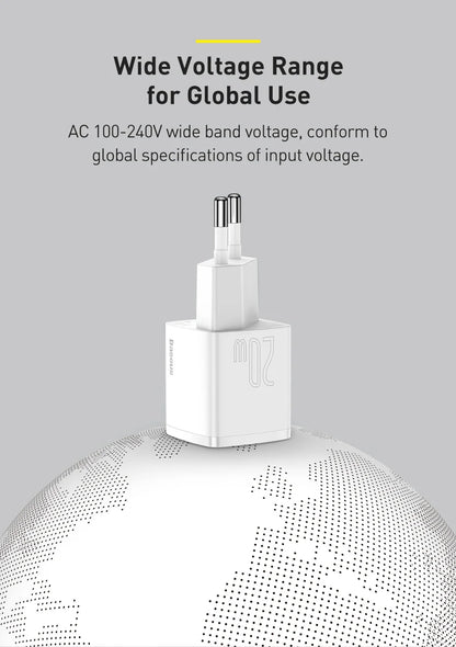 20W USB Type C Charger PD Fast Charge Portable Compact - Smarsty