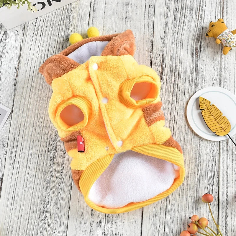 Yellow Bee Big Dog Jacket for Winter Comfort - Smarsty