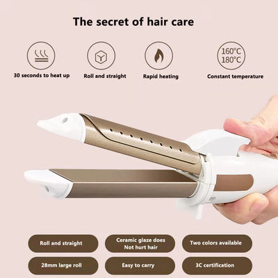 Professional Temperature Setting Electric Hair Curler Wand - Smarsty