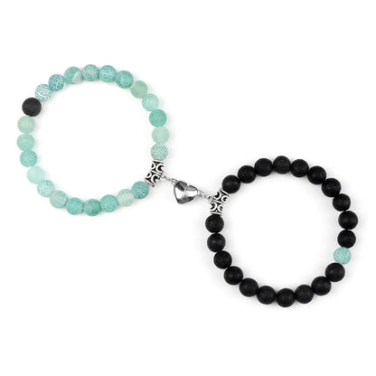 Natural Stone Couple Bracelets Set for Friendship - Smarsty