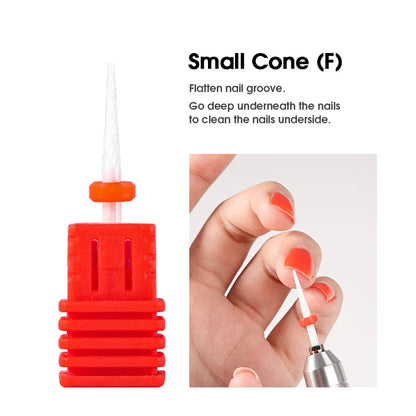Electric Manicure Drill Bit with Ceramic Burr - Smarsty