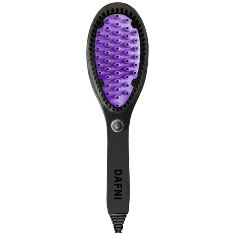 Ceramic Hair Straightener Brush for Fast Smoothing - Smarsty
