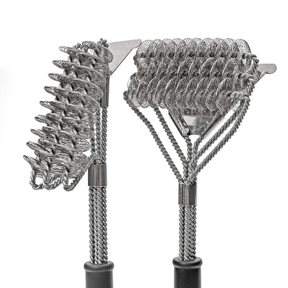 Bristle Free Grill Brush Rust Resistant Stainless Steel - Smarsty