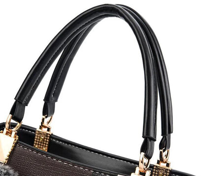 PU Leather Crossbody Handbag For Women With Zipper - Smarsty
