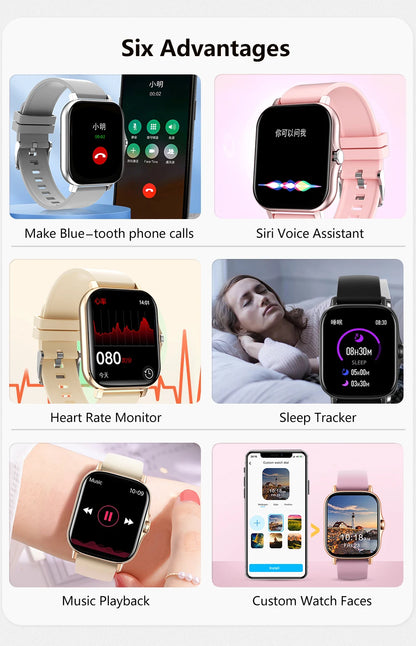 Waterproof Sports Smart Watch with Health Monitor - Smarsty