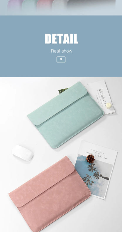 Universal Laptop Sleeve With Soft PU Protection 11 16 Inch