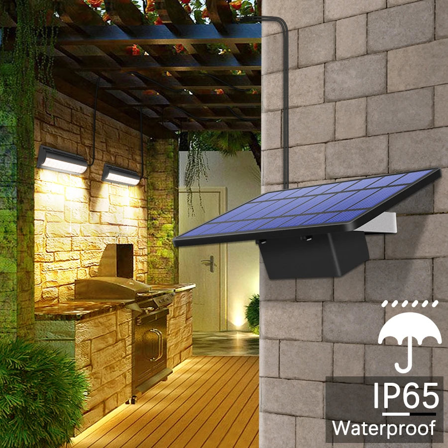 Upgraded Solar Pendant Lights with Auto On Off Feature - Smarsty
