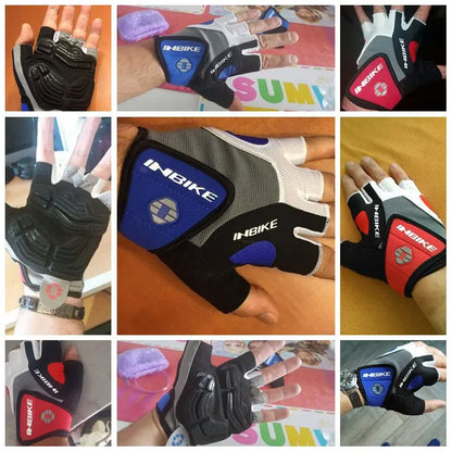 INBIKE Shockproof Gel Cycling Gloves Half Finger - Smarsty