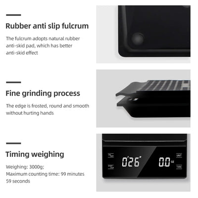 Digital Coffee Scale with Timer and Accurate Measurement - Smarsty