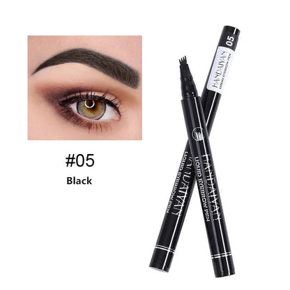 4D Microblading Eyebrow Pen Long Lasting Waterproof Formula - Smarsty