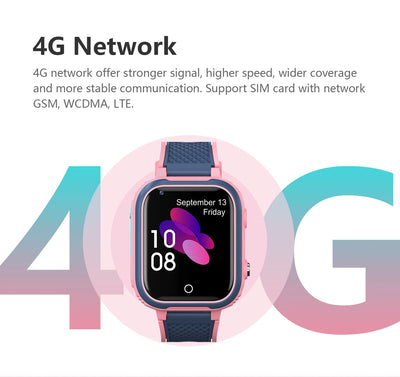 Kids 4G Smart Watch with GPS Video Call Feature - Smarsty
