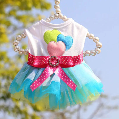 Spring Dog Lace Dress Pet Dog Clothes For Small Dog Party Birthday Wedding  Dress Puppy Costume  Pet Clothes - Smarsty