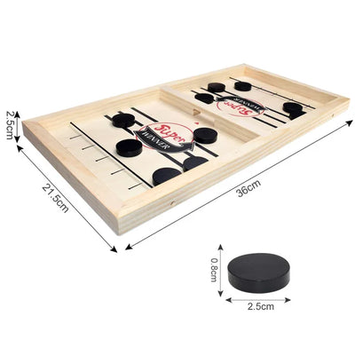 Table Hockey Paced Sling Puck Board Game Fast Sling Puck Winner Party Game Adult Child Family Game Desktop Battle Board Game by Smarsty