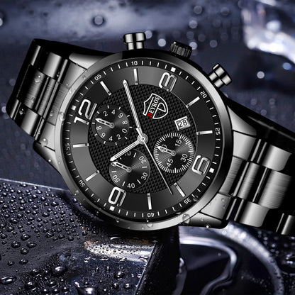 Luxury Stainless Steel Quartz Watch for Men - Smarsty