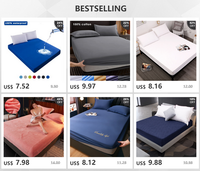 Waterproof Mattress Cover with Zipper for All Bed Sizes - Smarsty