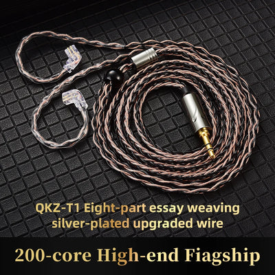 QKZ T1 HiFi Earphone Upgrade Cable with MMCX Connector - Smarsty