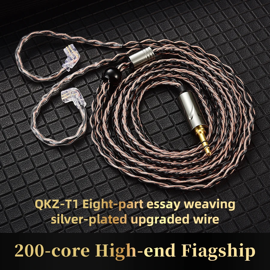 QKZ T1 HiFi Earphone Upgrade Cable with MMCX Connector - Smarsty