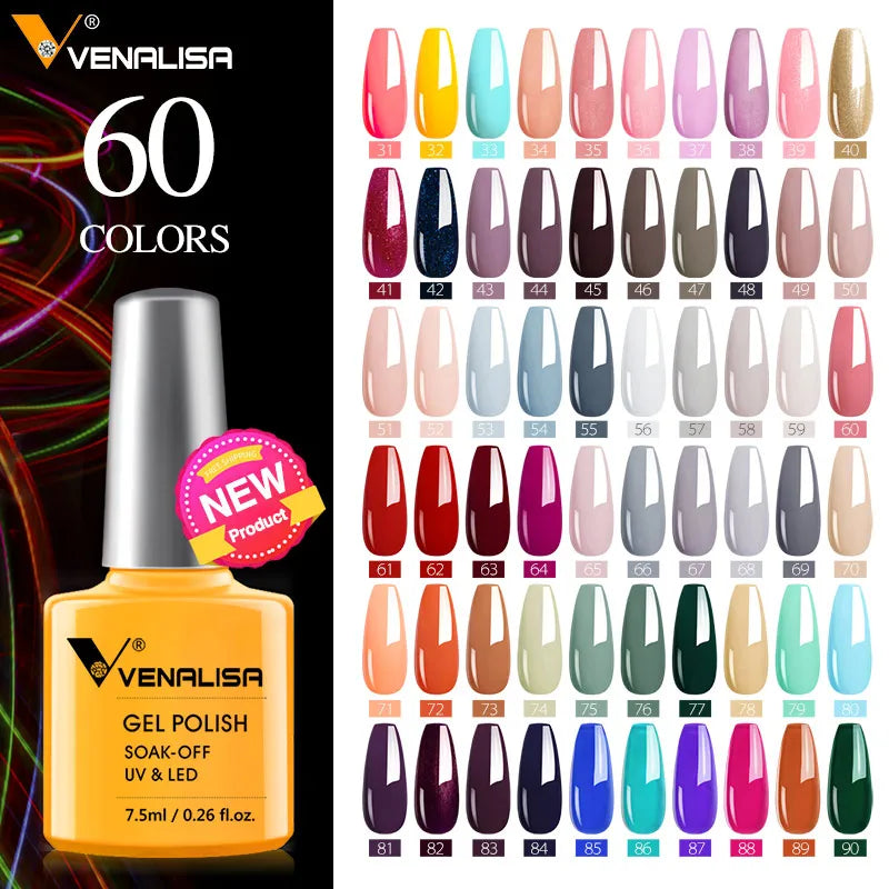 Luxury Color Gel Nail Polish Long Lasting Formula - Smarsty