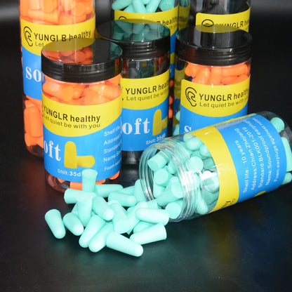 Ear Plugs Earplugs Noise Reduction Ear Plug Foam Oordopjes Slapen Sleep Anti Noise Reduction Music Cancelling Insulation Earplug - Smarsty