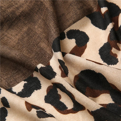 Luxury Leopard Print Scarf for Women Lightweight Shawl - Smarsty