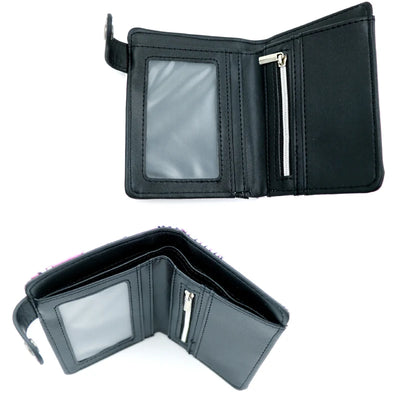 Death Note Anime Black PU Leather Short Wallet Card and Coin Purse for Boys Girls Gift - Smarsty
