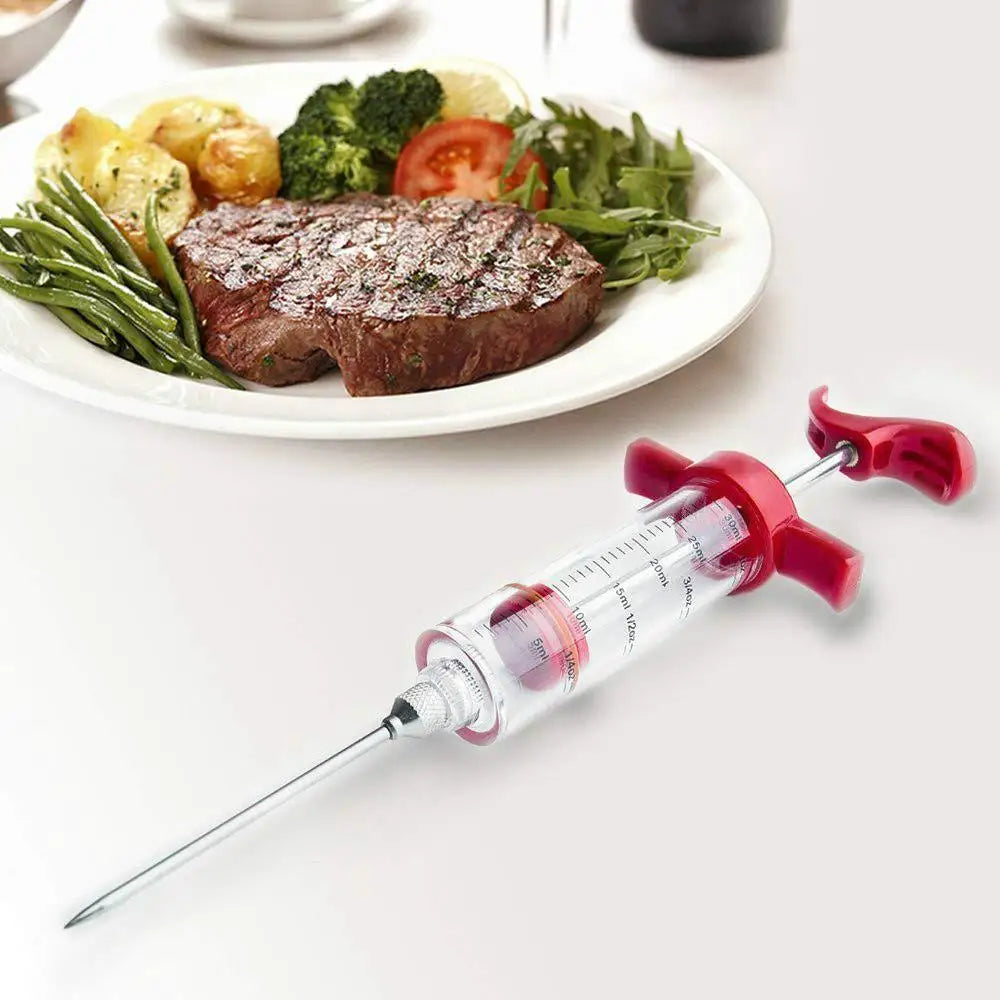 Barbecue BBQ Tools Set with Sauce Injector for Easy Grilling - Smarsty