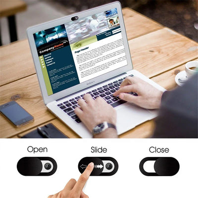20/10/5/1pcs Sliding Webcam Cover Laptop Camera Cover Slider Phone Antispy For iPad PC Macbook Tablet lenses Privacy Sticker - Smarsty