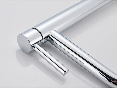 Brushed Gold Bathroom Faucet Hot Cold Water Mixer - Smarsty