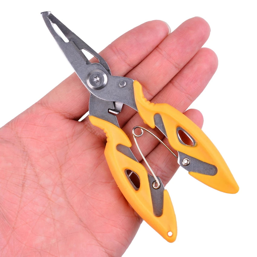 Multifunction Fishing Pliers Tools Accessories for Goods Winter Tackle Pliers Vise Knitting Flies Scissors Braid Set Fish Tongs - Smarsty