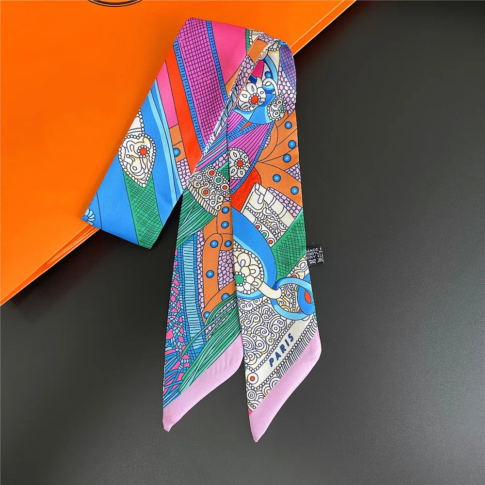 Silk Summer Scarf for Women Lightweight Neckwear - Smarsty