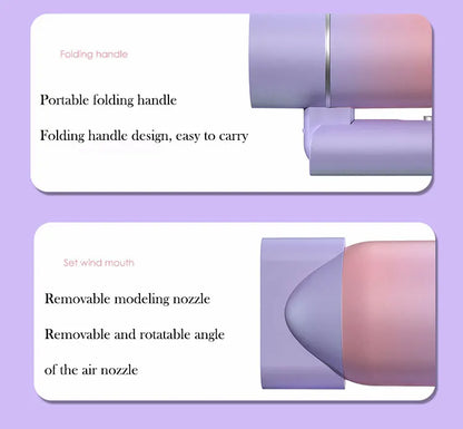 Portable Folding Hairdryer With Anion Technology - Smarsty